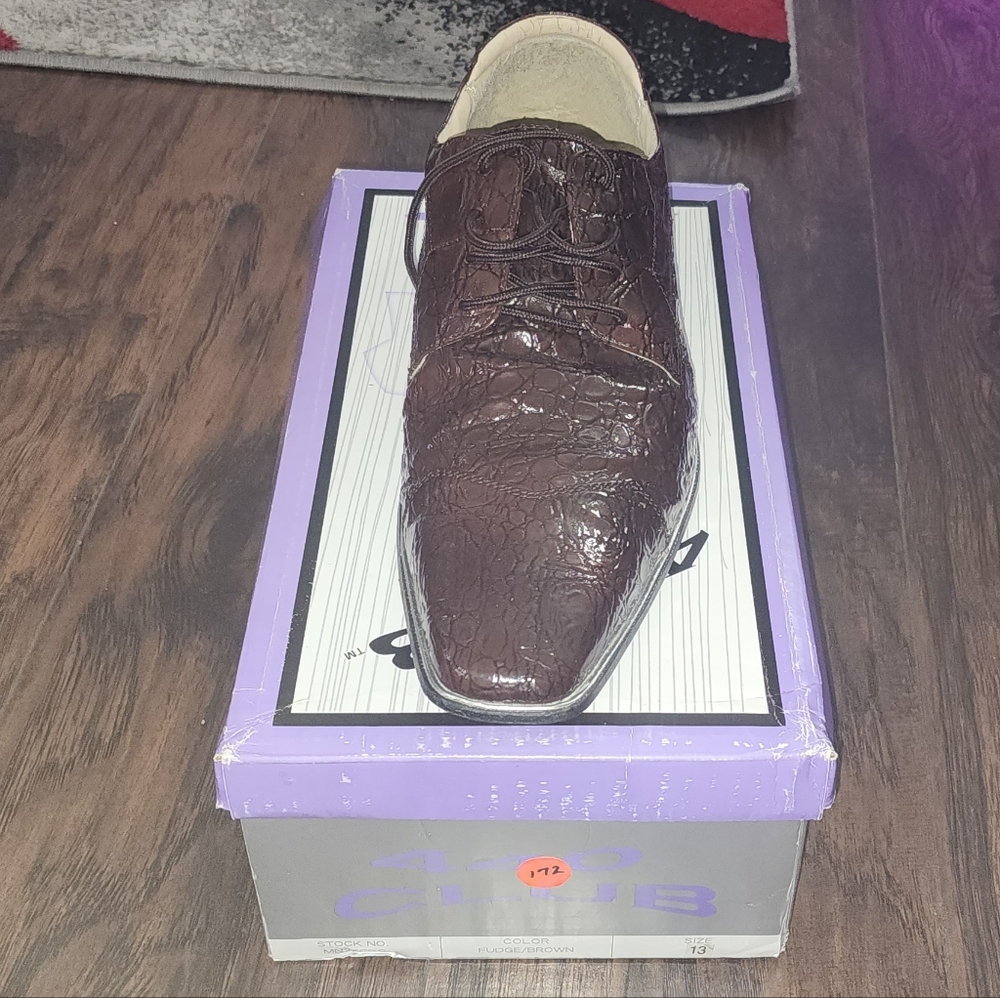 Men's Brown Leather Dress Shoes | 404 Club